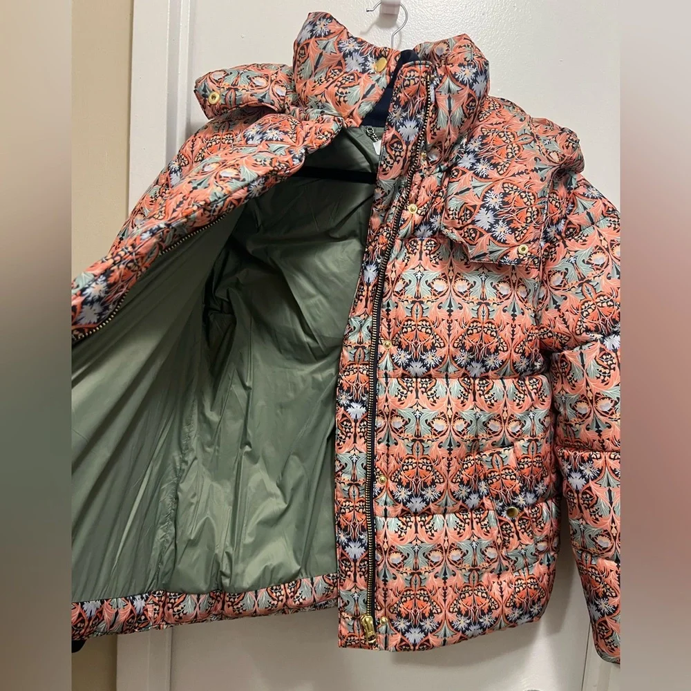 J Crew Flurry puffer jacket with PrimaLoft® in Liberty May Nouveau print - Picture 5 of 11